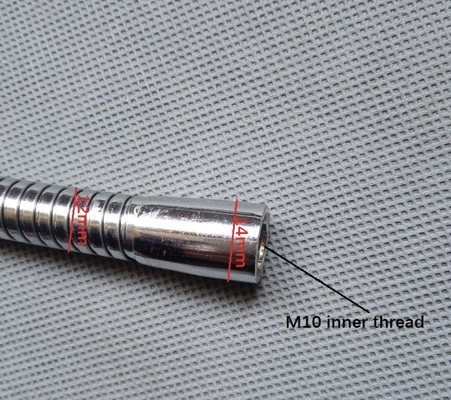12mm Gooseneck Led Fleksibel Gooseneck Mikrofon Dudukan Berdiri DIY M10