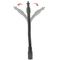Adaptor Lengan Gooseneck Fleksibel Tabung Logam Sekrup Lampu Berdiri Lengan 27cm 190g