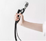 Stand Mikrofon Gooseneck Logam Fleksibel yang Dapat Ditekuk Elektroplating 19 Inch